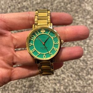 Kate spade watch with green face